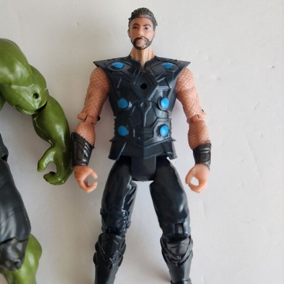 Marvel Avengers Action Figures Set Of 3 - Iron Man Hulk & Thor - missing lights - Picture 7 of 16
